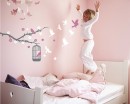Tree Leaves Birds Wall Decal, Tree Leaves Birds Wall Decal for Bedroom, Vinyl Birds Leaves Tree Wall Decal Tree Stickers 